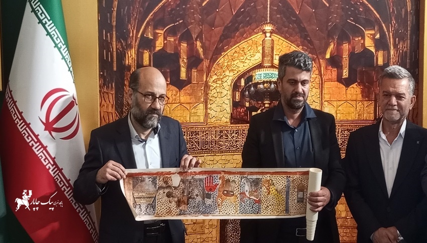 رونمایی از قدیمی ترین طومار زیارتی در نمایشگاه کتاب-پیک چاپار